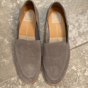 Dolce Vita womens Perforated taupe Loafers